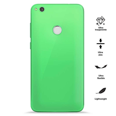 PURO 0.3 Nude - Etui Huawei P8 Lite (2017) / Honor 8 Lite (Vert fluo)