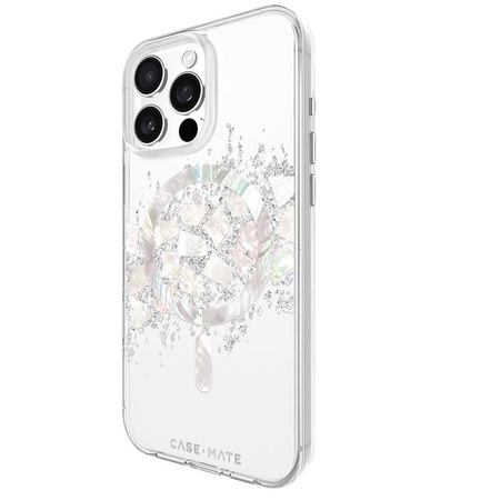 Case-Mate Karat MagSafe - iPhone 16 Pro Max case decorated with mother of pearl (A Touch of Pearl)