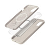 Crong Color Cover Magnetic - Custodia MagSafe per iPhone 14 Plus (Beige Pietra)
