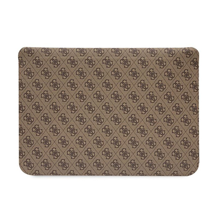 Guess 4G Printed Stripes Computer Sleeve - 14" Notebook Case (Brown)