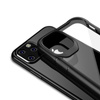 Crong Hybrid Clear Cover - Coque pour iPhone 11 Pro Max (noir)