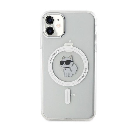 Karl Lagerfeld IML Choupette MagSafe - Hülle für iPhone 11 (Transparent)