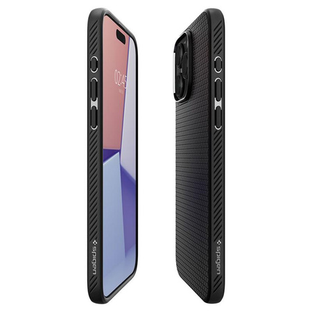 Spigen Liquid Air - Case for iPhone 15 Pro Max (Matte Black)