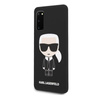 Pouzdro Karl Lagerfeld Fullbody Silicone Iconic - Samsung Galaxy S20 (černé)