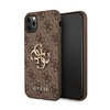 Guess 4G Big Metal Logo - iPhone 11 Pro Tasche (braun)