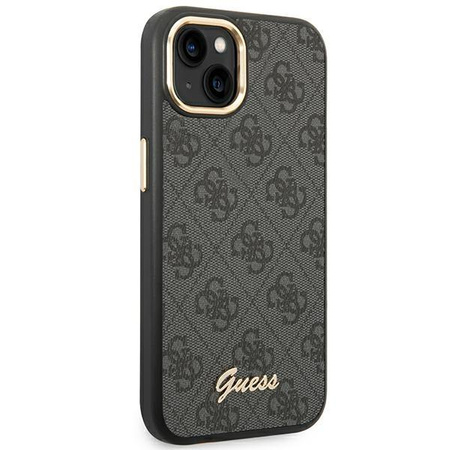 Guess 4G Metal Camera Outline Case - Tasche für iPhone 14 Plus (Schwarz)