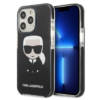 Karl Lagerfeld Fullbody Ikonik - iPhone 13 Pro Tasche Schwarz)