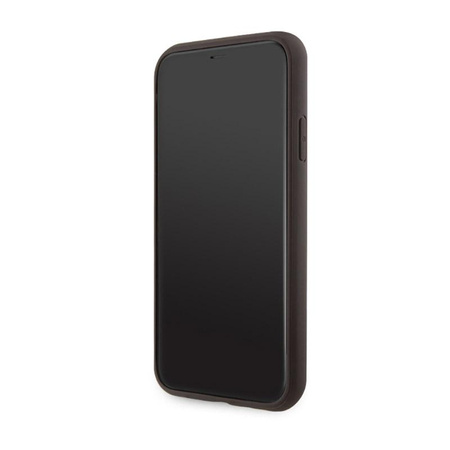 Guess 4G Printed Stripes MagSafe - Case for iPhone 11 (Brown)