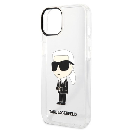 Karl Lagerfeld IML NFT Ikonik - pouzdro pro iPhone 14 Plus (průhledné)