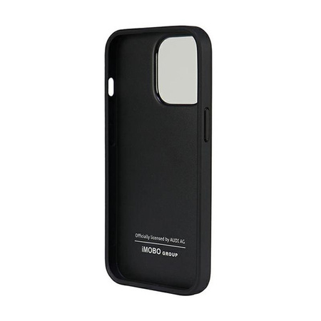 Audi Synthetic Leather - Coque pour iPhone 13 Pro (Noir)