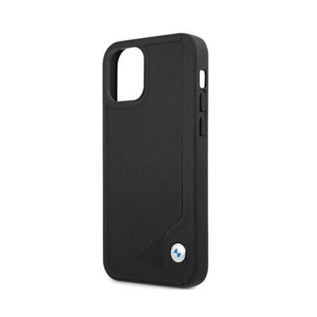 BMW Leather Deboss - Etui iPhone 12 / iPhone 12 Pro (czarny)