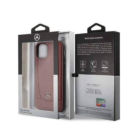 Mercedes Leather Urban Line - Étui pour iPhone 11 (rouge)