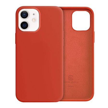 Crong Color Cover - iPhone 12 Mini Hülle (rot)