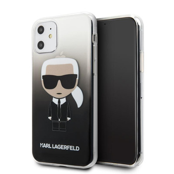 Karl Lagerfeld Iconic Karl Gradient - iPhone 11 tok (fekete)
