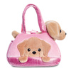 Fancy Pals – PeekaBoo Labrador Plush Toy in a Pink Bag 20 cm Eco-Friendly