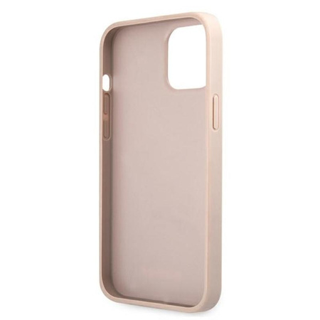 Guess 4G Big Metal Logo – Etui iPhone 12 Pro Max (różowy)