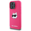 Karl Lagerfeld szilikon Choupette Head Print MagSafe - iPhone 16 Pro tok (fukszia)
