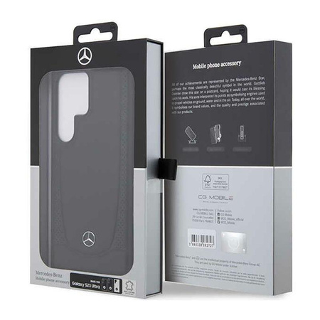 Mercedes Leather Urban Line - Etui Samsung Galaxy S23 Ultra (czarny)