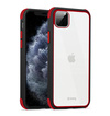 Crong Trace Clear Cover - Etui iPhone 11 Pro (czarny/czerwony)