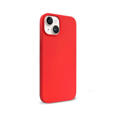 Crong Color Cover - Custodia per iPhone 14 Plus (Rosso)