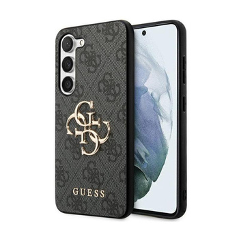 Guess 4G Big Metal Logo - pouzdro Samsung Galaxy S23 FE (sari)