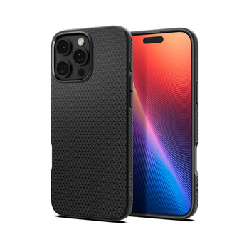 Spigen Liquid Air - Hülle für iPhone 16 Pro Max (Mattschwarz)