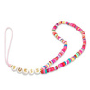 Guess Phone Strap Beads Heishi - pendentif téléphone 25 cm (Multicolore Rose)