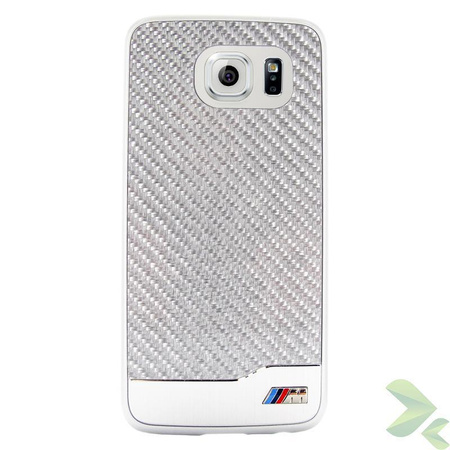 BMW M Edition Carbon & Aluminum Hard Case - Samsung Galaxy S6 Case (silver)