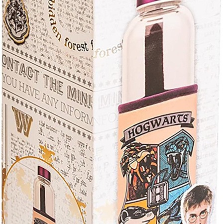 Harry Potter - Butelka na wodę ze szkła 500 ml (Hogwarts)