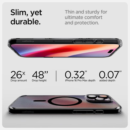 Spigen Ultra Hybrid T Mag MagSafe - Pouzdro pro iPhone 16 Pro (Frost Black)