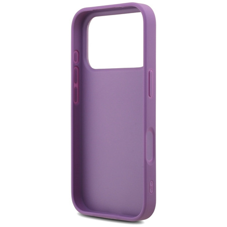 ETUI DO IPHONE 17 PRO GUESS GLITTER ORYGINALNE FIOLETOWE BROKATOWE MODNE