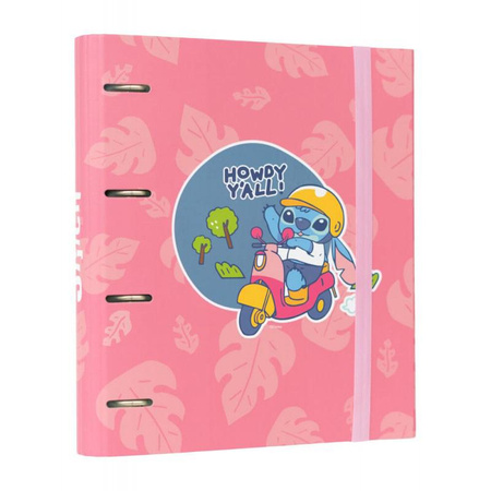 Disney Stitch - A4 binder (4 rings, rubber band)