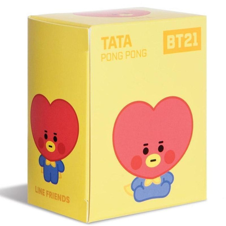 Line Friends BT21 - Plüschmaskottchen 8 cm TATA Baby Pong Pong