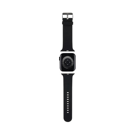 Karl Lagerfeld 3D Rubber Choupette Head NFT - řemínek pro Apple Watch 42/44/45/49 mm (černý)
