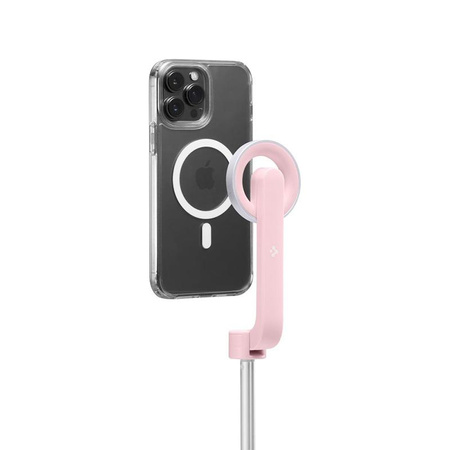 Spigen S570W MagSafe Bluetooth Selfie Stick Tripod - Smartphone tripod / selfie stick holder (Misty Rose)