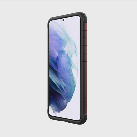 X-Doria Raptic Shield - Coque aluminium Samsung Galaxy S21 (Protection antimicrobienne) (Rouge)