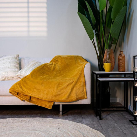 Flanell-Decke 200x150cm (orange)