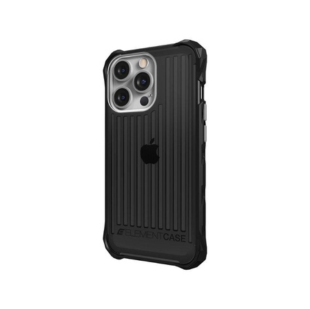 Element Case Special Ops - páncélozott iPhone 13 Pro Max tok (Mil-Spec cseppvédelem) (füst/fekete)
