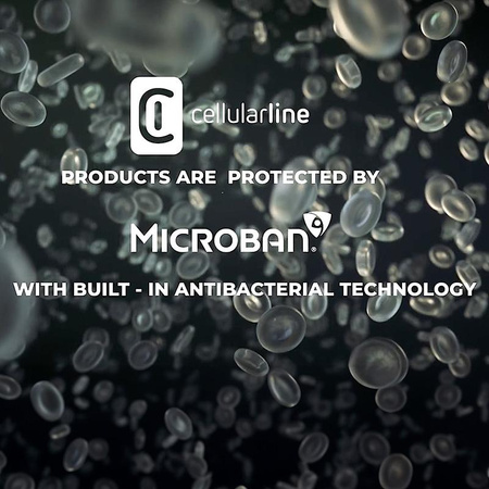 Cellularline Tetra Force Strong Guard - Samsung Galaxy S24+ case with MICROBAN coating (Transparent)