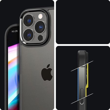 Spigen Ultra Hybrid - Coque pour iPhone 13 Pro (Noir)