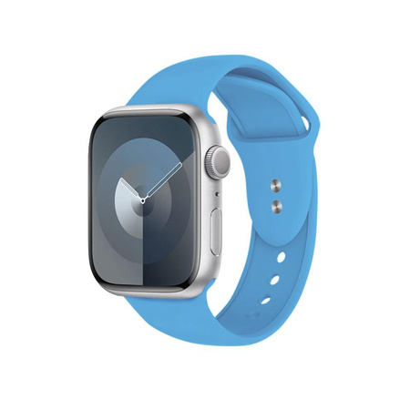 Crong Liquid - Řemínek pro Apple Watch 42/44/45/49 mm (modrý)
