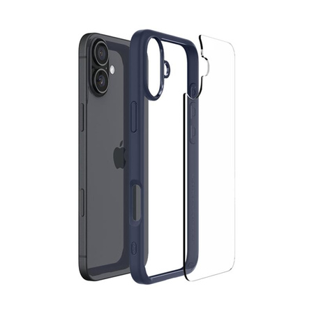 Spigen Ultra Hybrid - pouzdro pro iPhone 16 (námořnická modrá)