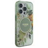 Guess IML Blume & Tonal Kreis MagSafe - iPhone 16 Pro Fall (grün)