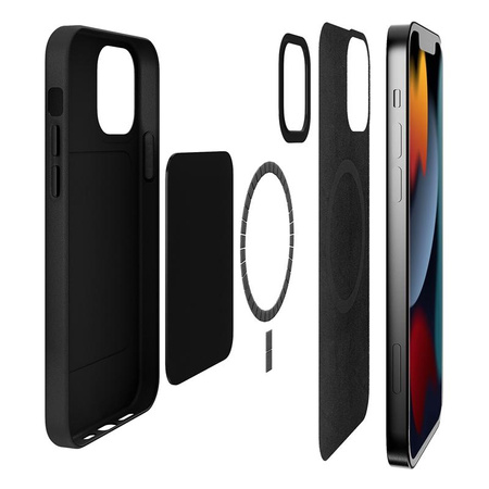 PURO SKYMAG - Etui iPhone 13 Pro Made for MagSafe (czarny)