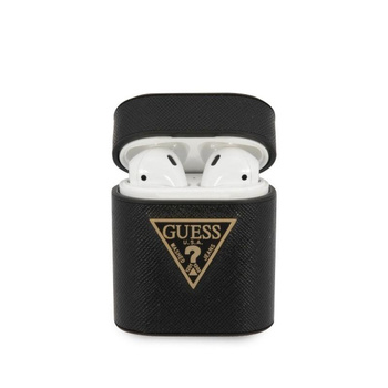 Guess Saffiano - Airpods tok (fekete)