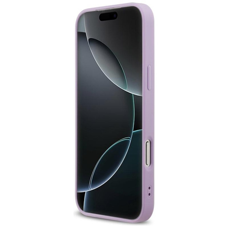 Guess Grained Ring MagSafe - Hülle iPhone 17 Pro Max (lila)