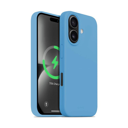 Crong Color Cover Magnetisch - iPhone 16 MagSafe Hülle (blau)