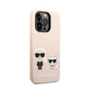 Karl Lagerfeld Liquid Silicone Karl & Choupette MagSafe - iPhone 14 Pro Case (pink)