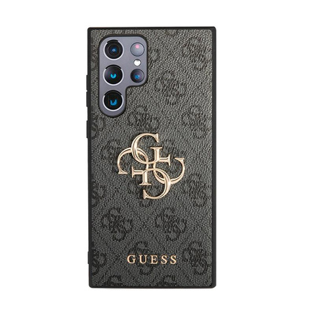 Guess 4G Big Metal Logo - Etui Samsung Galaxy S24 Ultra (czarny)