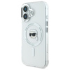 Karl Lagerfeld IML Metall Karl Head MagSafe - iPhone 16 Plus Tasche (weiß)